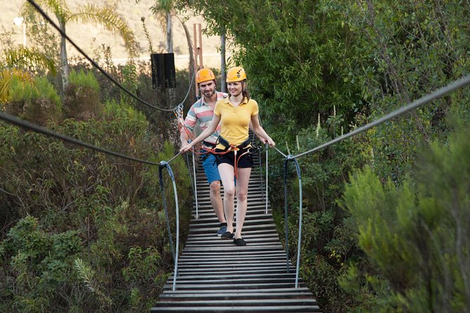 Las Cañadas Zipline Tour (with Luxury Roundtrip Transportation) - A halfway rest terrace and a useful pause