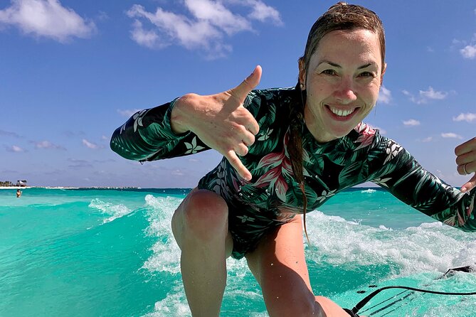 Learn to Surf in 1 Easy Lesson in Cancún - Into the water with a local instructor