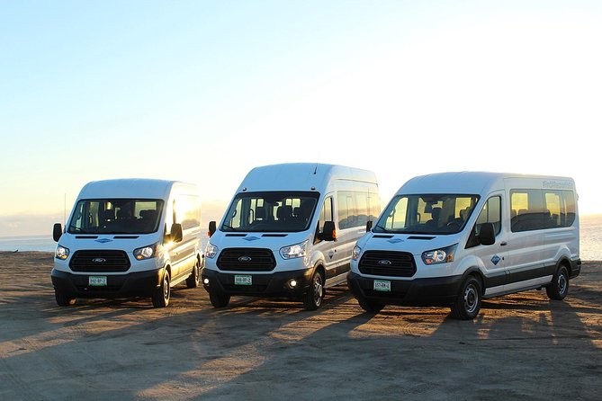 Los Cabos Airport One Way Shuttle Only Arrival - Pacifico and Diamante require extra checking