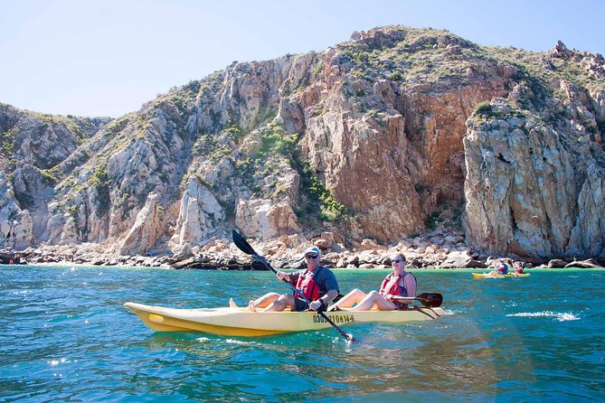 Los Cabos Arch and Playa del Amor Tour by Glass Bottom Kayak - Pickup, meeting points, and group size