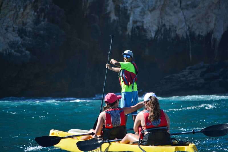 Los Cabos Arch & Playa del Amor Tour by Glass Bottom Kayak - Sea lions, birds, and the busy water around the Arch