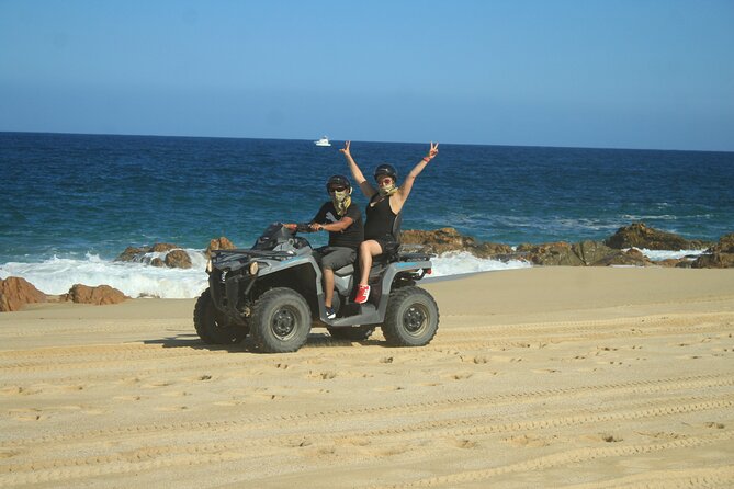 Los Cabos Beach & Desert Tour in Automatic ATV + Tequila Tasting - Getting Set Up on an Automatic ATV