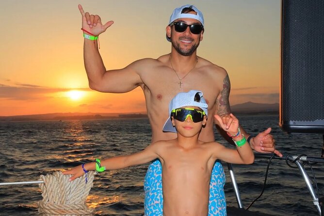 Los Cabos Catamaran Cruise with Open Bar & Light Snack - Cabo San Lucas Beach and the Pacific sunset