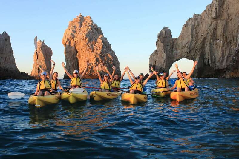 Los Cabos: Kayak to The Arch & Snorkel + Transport & Photos - Starting from Cannery Beach before the boats gather