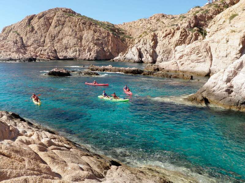 Los Cabos: Kayaking and Snorkeling in Two Pristine Bays - Santa Maria Bay, a horseshoe of sand and stone