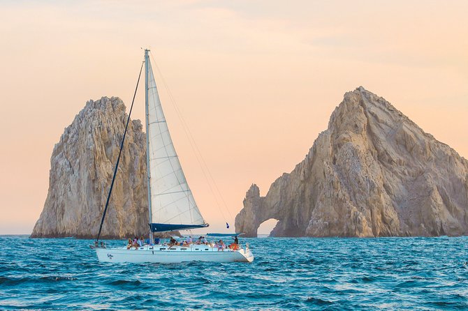 Los Cabos Luxury Sunset Sail with Light Appetizers and Open Bar - Sunset near the Arch