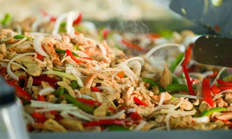 Los Cabos: Sunset Fajitas Dinner Cruise on Cabo Escape - Dinner on deck: fajitas, salsa, and familiar comfort food
