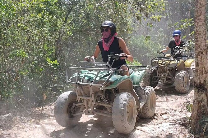 Maya Adrenaline Tulum: Cenote + 5 Ziplining + ATV Adventure - Meeting up in Tulum or Playa del Carmen