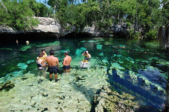 Mayan Adventure from Cancun - The Caribbean reef stop: your first water setting