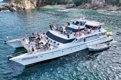 Mega Yacht ALL INCLUSIVE Yelapa Waterfall & Snorkeling Adventure