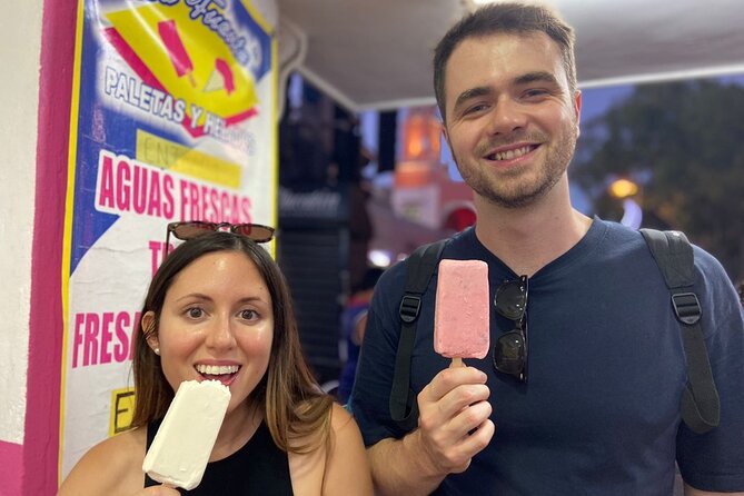 Merida Walking Food Tour. Authentic & Local Cuisine - Plaza Grande popsicles: a cool finish