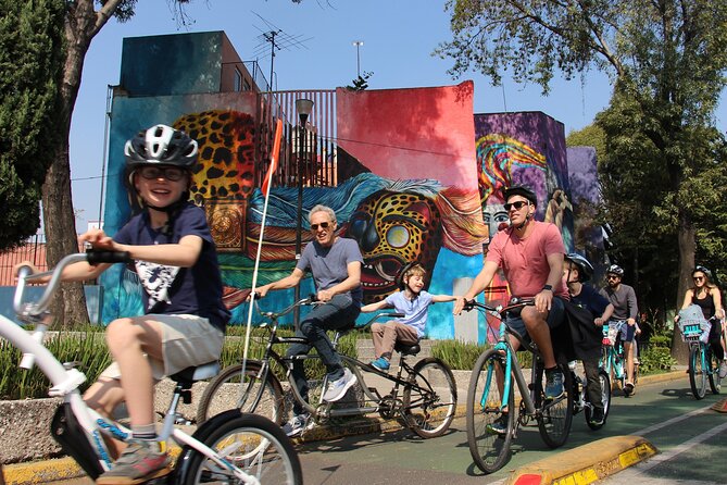 Mexico City; ART NACO : Murals & Street Art Bike Tour - Juárez, Cuauhtémoc, and the Alameda murals