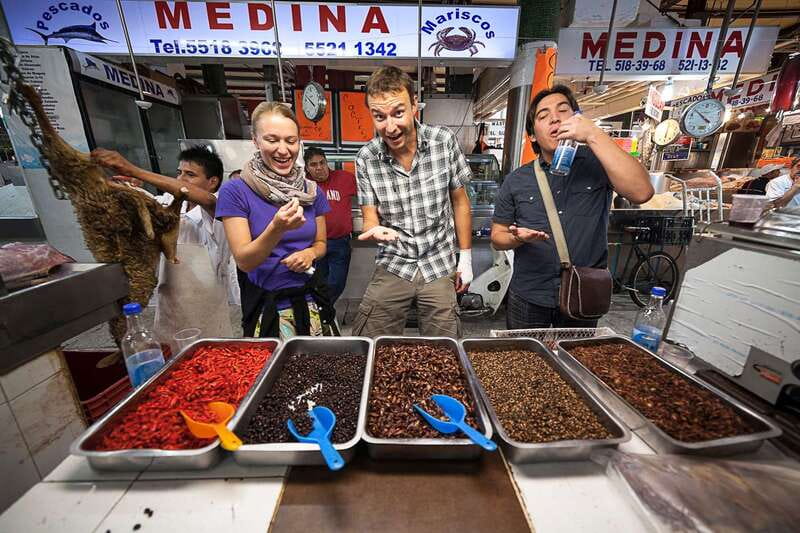 Mexico City: Authentic Downtown Food Tour - San Juan Market and the adventurous first taste