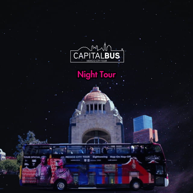 Mexico City: Double Decker Bus Night Tour - Roma, Condesa, Juarez Avenue, and Zona Rosa