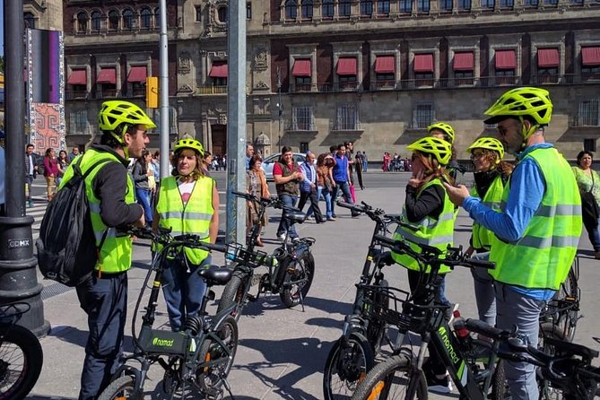 Mexico City Highlights E-Bike Tour With Foodie Stops - Following Paseo de la Reforma toward the center