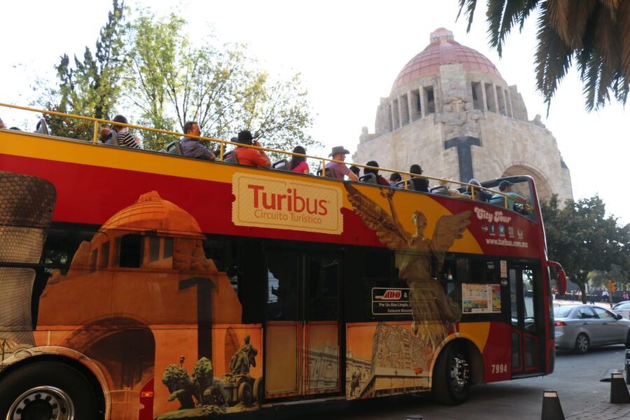 Mexico City: Hop-on Hop-off Bus Tour - Seats, weather, and the open-top setup