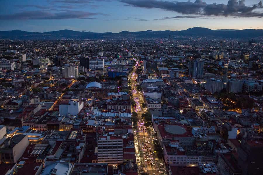 Mexico City: Night Bus Tour - The Angel of Independence After Dark