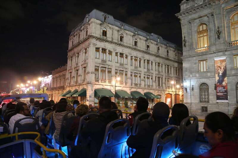 Mexico City: Night City Tour in a Double Decker Bus - The Zócalo begins the city story