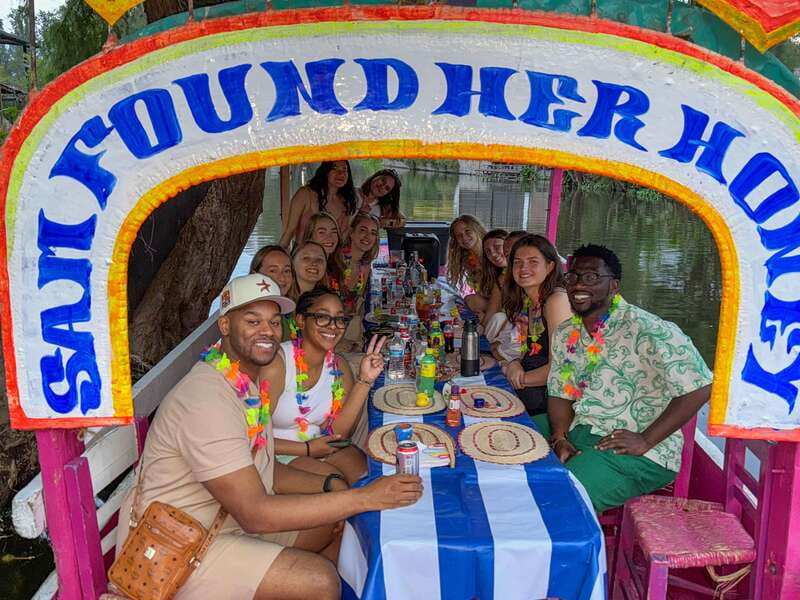 Mexico City: Xochimilco Boat Party with Unlimited Drinks - Boarding the decorated trajinera