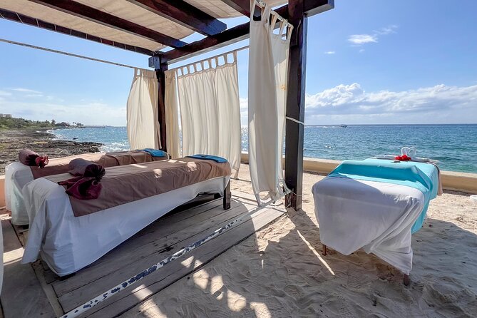 Money Bar Day Pass with Snorkel & Mexican Lunch - Lounge chairs, umbrellas, and the practical beach setup