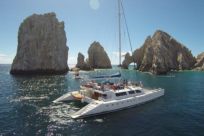 Multimillion Yacht Cabo Cruise Sunset or Snorkel Optional PICKUP! - At a glance