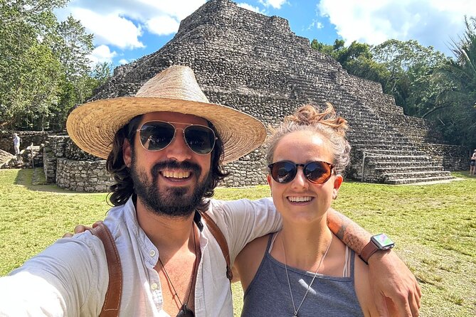 One Day Tour to Chacchoben Mayan City and Bacalar Lagoon with a Certified Guide - Bacalar Lagoon: beautiful water, rocky access