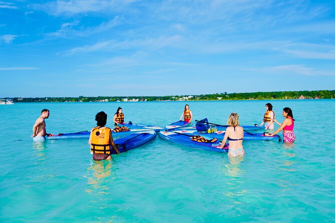 Paddle at Dawn with visit to Cenotes and Islands - Through the channel toward the first swim