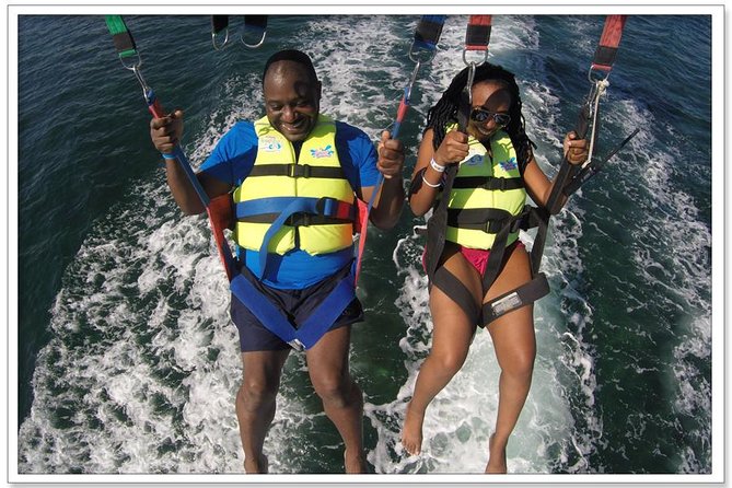 Parasailing Tour - The views over Cancun and Isla Mujeres