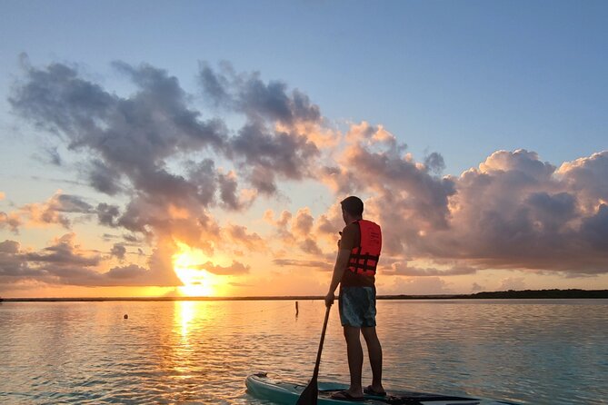 Pirate's Channel & 3 Lagoons Kayak or SUP/Paddle Tour +Meditation - Getting comfortable on a kayak or paddleboard