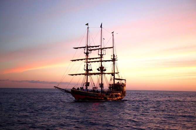 Pirate Ship Sunset Dinner and Show in Los Cabos - The pirate performance: fire, swords, and plenty of silliness