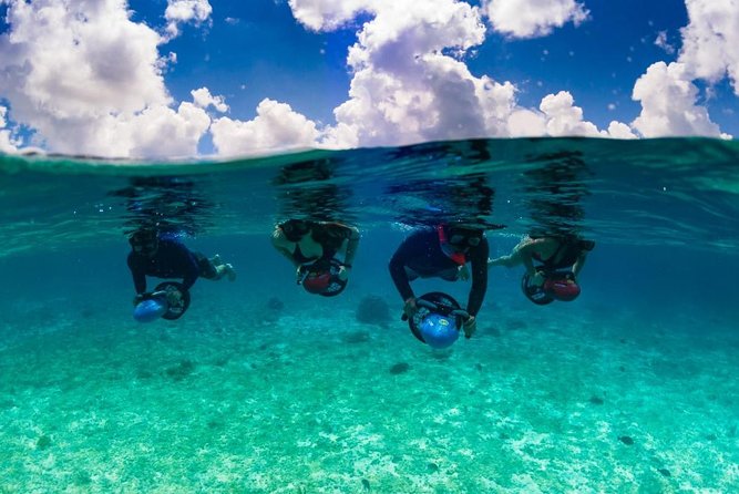 Power Snorkel by Sea Scooter & Flavored Tequila tasting - Starting at La Monina in central Cozumel