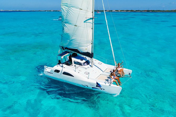 Private Catamaran from Cancun to Isla Mujeres for up to 13 People - Snorkeling the Reef With Your Own Crew