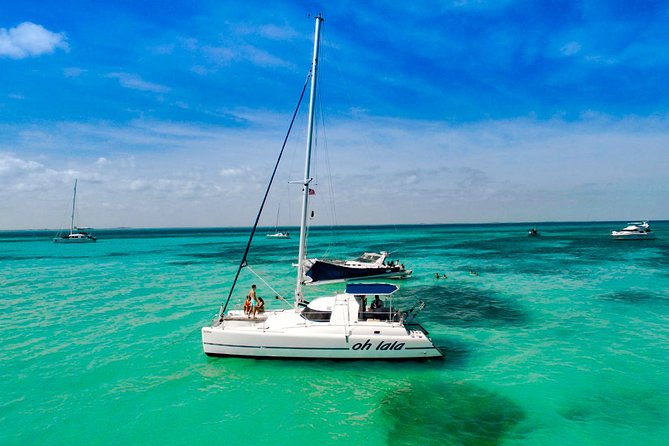Private Catamaran from Cancun to Isla Mujeres | For up to 25 ppl - Choosing Four Hours or Seven