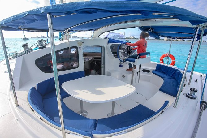 Private Catamaran from Cancun to Isla Mujeres | For up to 30 pp - One hour at Playa Norte