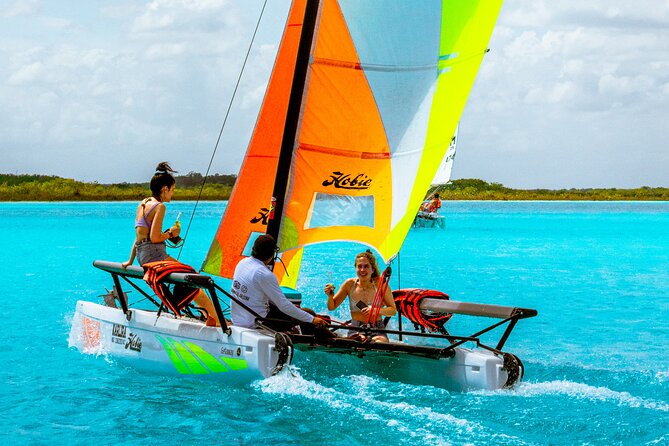 Private Eco-Tour on a Recreational Catamaran with Kayaks Included - Sailing the Seven-Color Lagoon