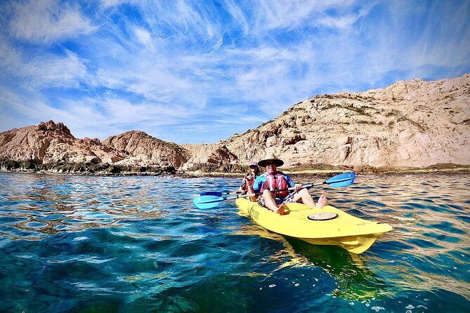 Private Glass bottom Kayak and snorkel at two Bays - What this Cabo kayak tour is really like