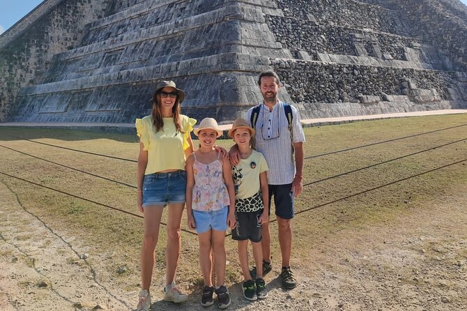 Private Guide Service in the Archaeological Zone of Chichen Itza - El Castillo and the opening lesson in Maya architecture