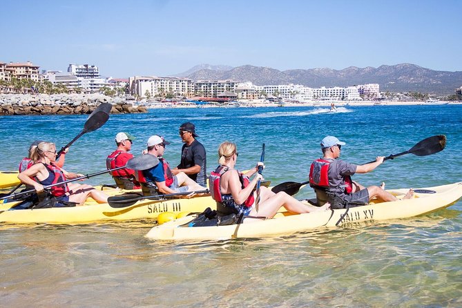 Private Los Cabos Arch and Playa del Amor Tour by Glass Bottom Kayak - Pelican Rock and the first snorkeling opportunity