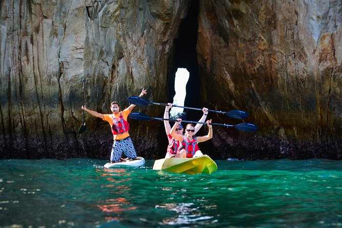 Private Los Cabos Arch and Playa del Amor Tour by Glass Bottom Kayak - Launching from the beach instead of a motorboat
