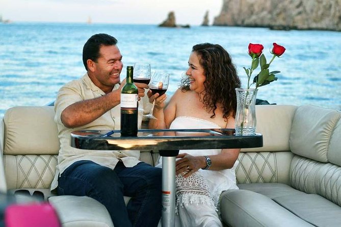 Private Luxury Pontoon Boat, Snorkel, Arch, Sunset & byond - Leaving Cabo San Lucas Marina