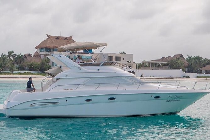 Private Yacht Rental Sea Ray 46ft Cancun 23P3 - Leaving Sunset Marina in Cancun’s Hotel Zone