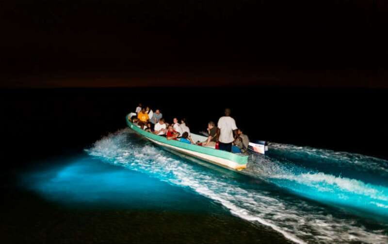 Puerto Escondido: Bioluminescence Night Spectacle - Crossing the lagoon by boat