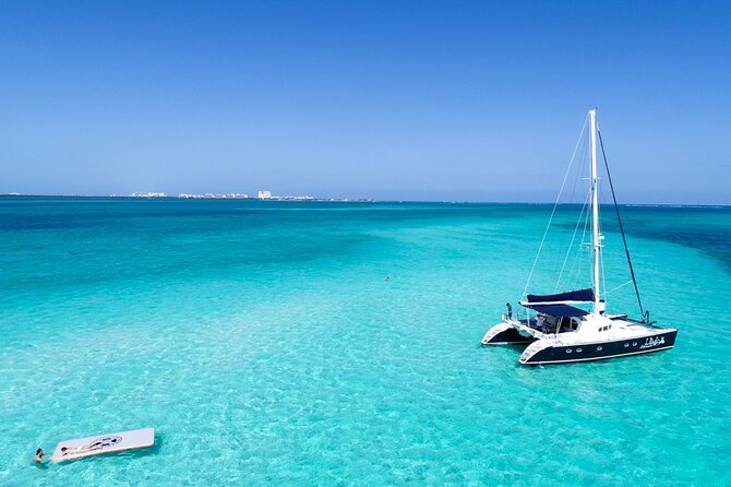 Puerto Morelos Secret Sandbar Catamaran Sail - Sailing out from Marina La Bonita at 12:30 p.m.