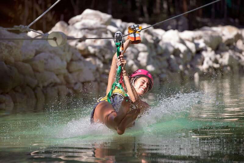 Puerto Morelos: Selvatica Jungle Zip Line Tour - A cool cenote after the adrenaline
