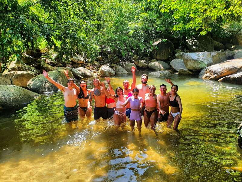 Puerto Vallarta: 4-Hour Jungle Hike and Waterfall Swim - The first waterfall brings the best reward