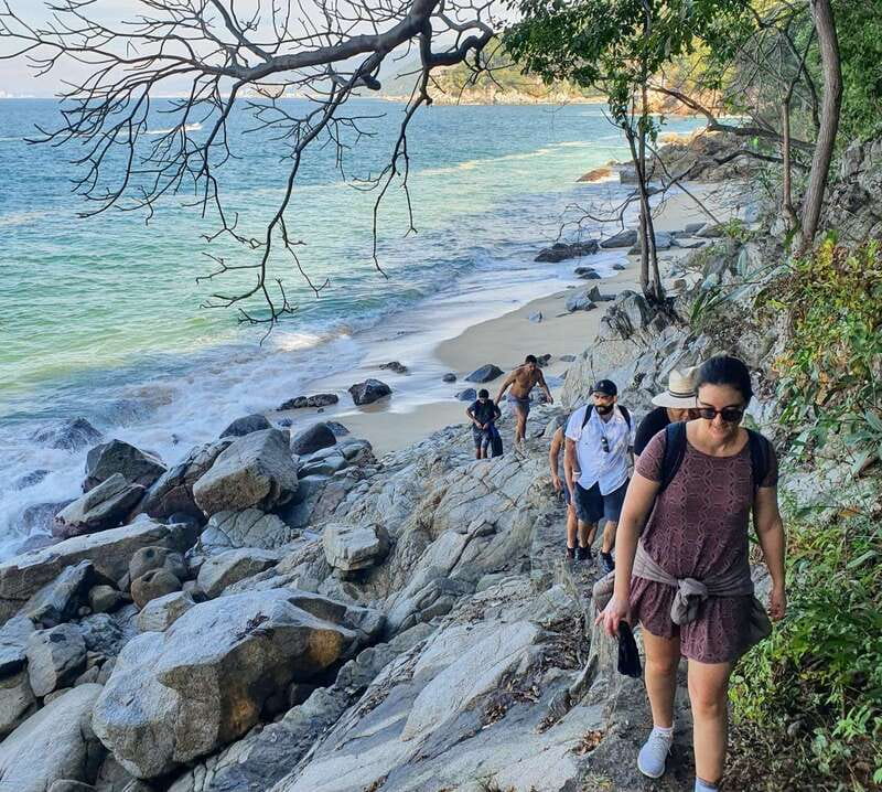 Puerto Vallarta: Full Day Hike to 6 Hidden Beaches & Snorkel - Starting in Zona Romantica and riding south