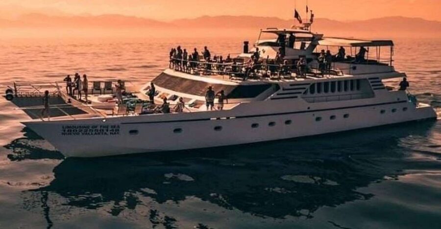 Puerto Vallarta: Mega Yacht Whale Watching Sunset Cruise - Welcome aboard in Puerto Vallarta