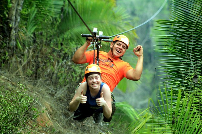 Puerto Vallarta's Best Canopy Zipline + Jorullo Bridge walk! - Safety Briefing and the First Lines