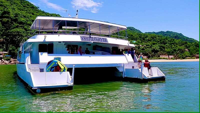 Puerto Vallarta: Yelapa Mega Yacht Cruise - Swimming, snorkeling, and floating in the bay