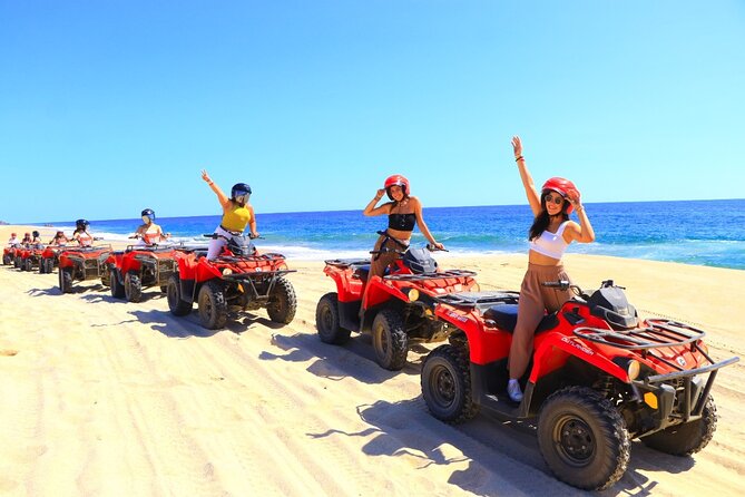 Real Baja ATV Tour – Ride Cabo's Desert, Beach & Taste Tequila - Playa Migrino: white sand and a seasonal whale chance